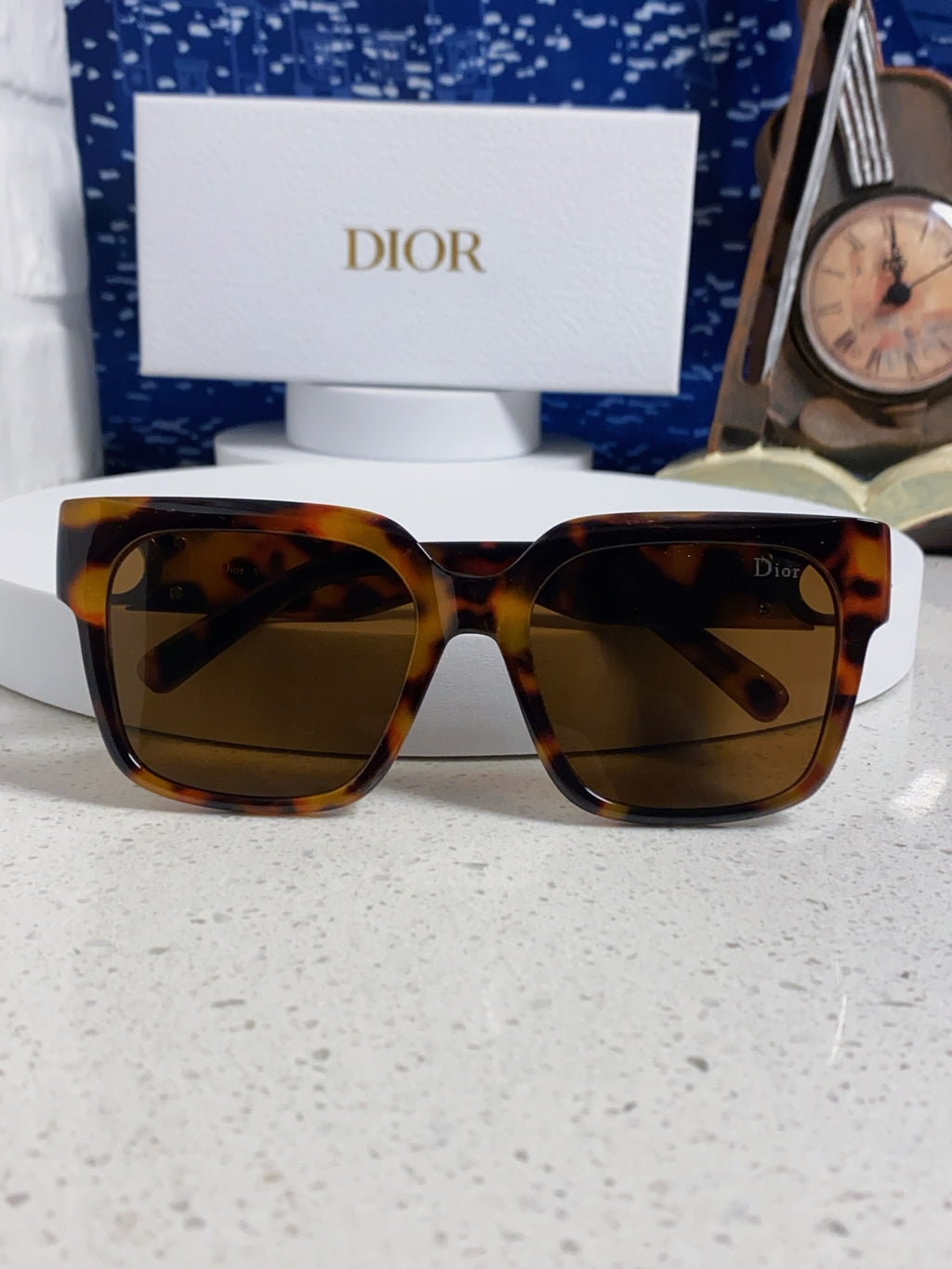 Dior Oversized Black Lens Sunglasses for Women - 415537 - detail image 9