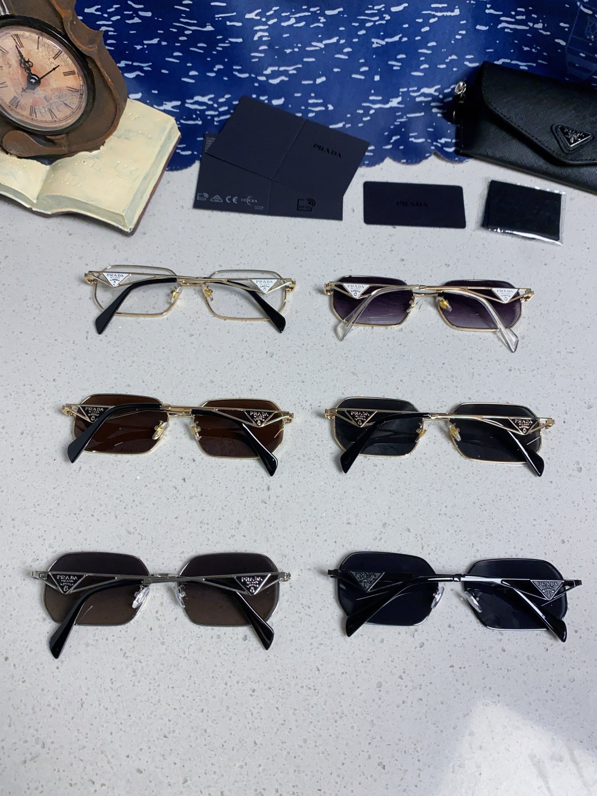 Prada A51S Fashion Silver Lens Sunglasses for Men & Women - 465627 - detail image 11