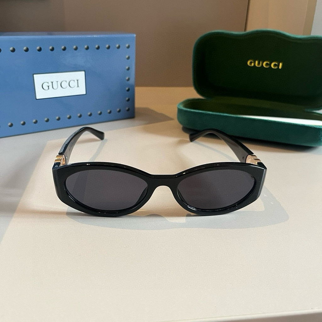 Gucci GG1662SA Slim Black Lens Sunglasses for Men & Women - 398453 - detail image 2