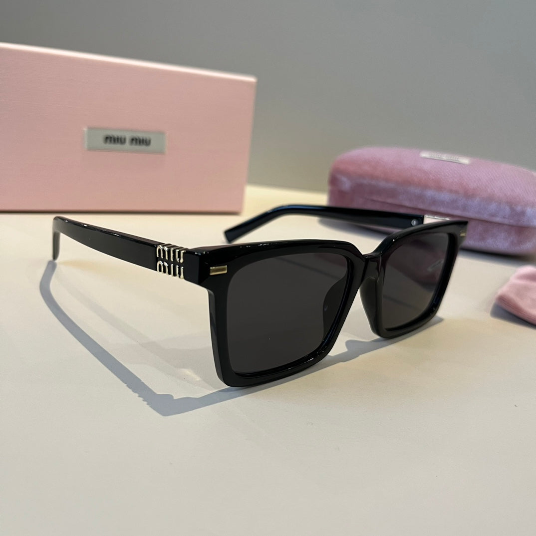 Miu Miu SMUO7S Square Black Lens Sunglasses for Men & Women - 382959