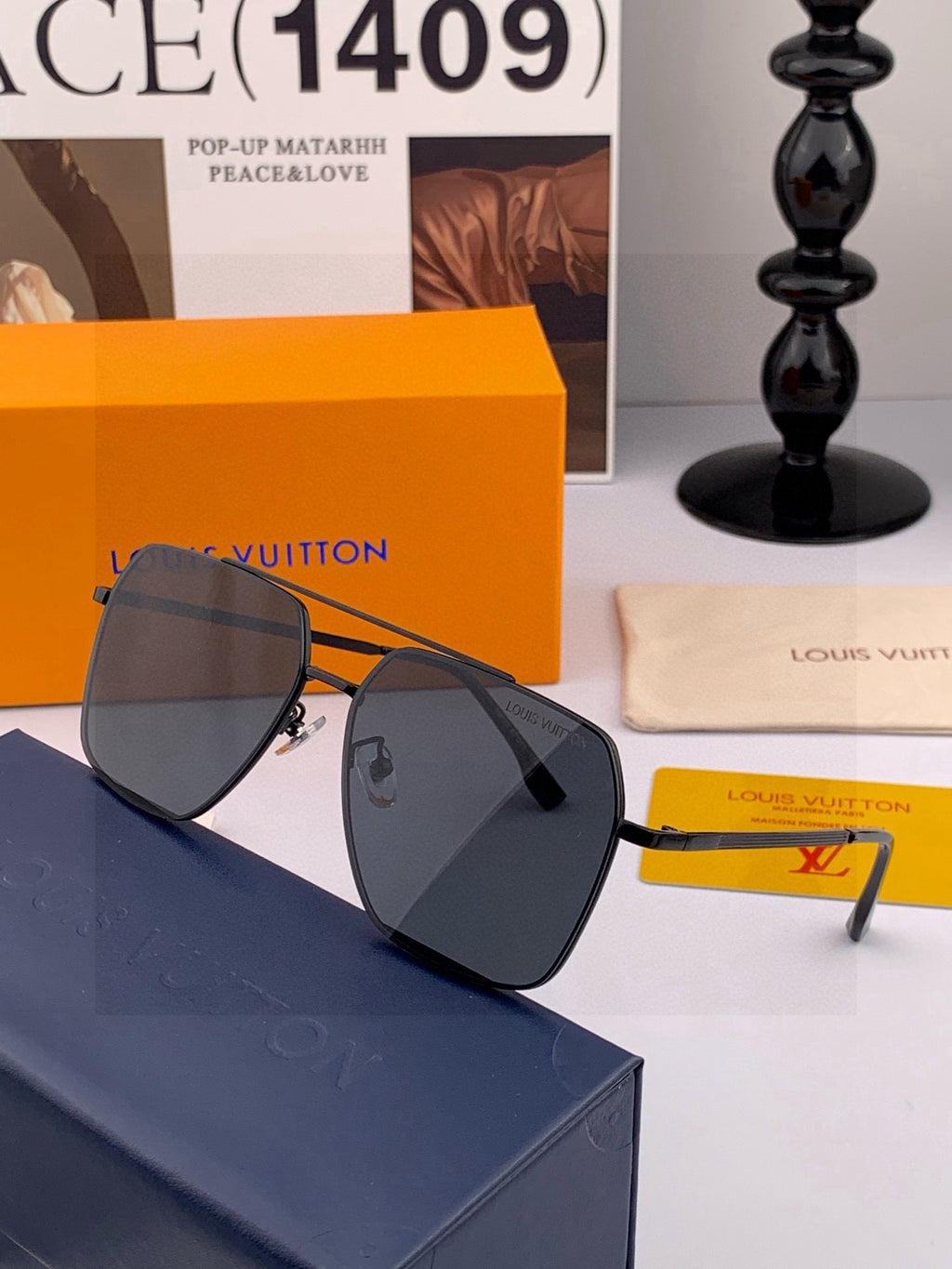 Louis Vuitton L58900 Fashion Brown Lens Sunglasses for Men & Women - 866903 - detail image 4