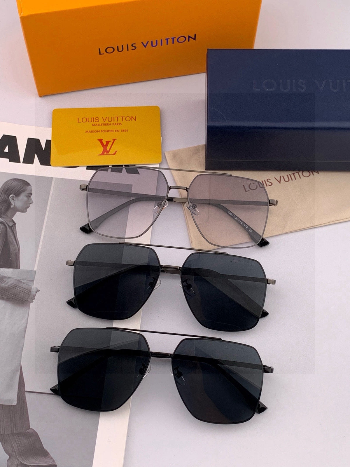 Louis Vuitton L58900 Fashion Brown Lens Sunglasses for Men & Women - 866903 - detail image 7