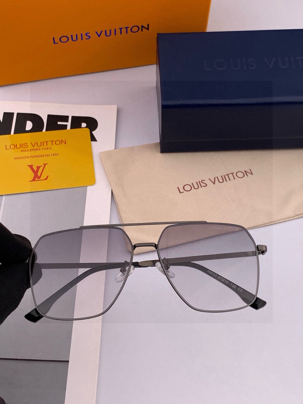 Louis Vuitton L58900 Fashion Brown Lens Sunglasses for Men & Women - 866903 - detail image 2