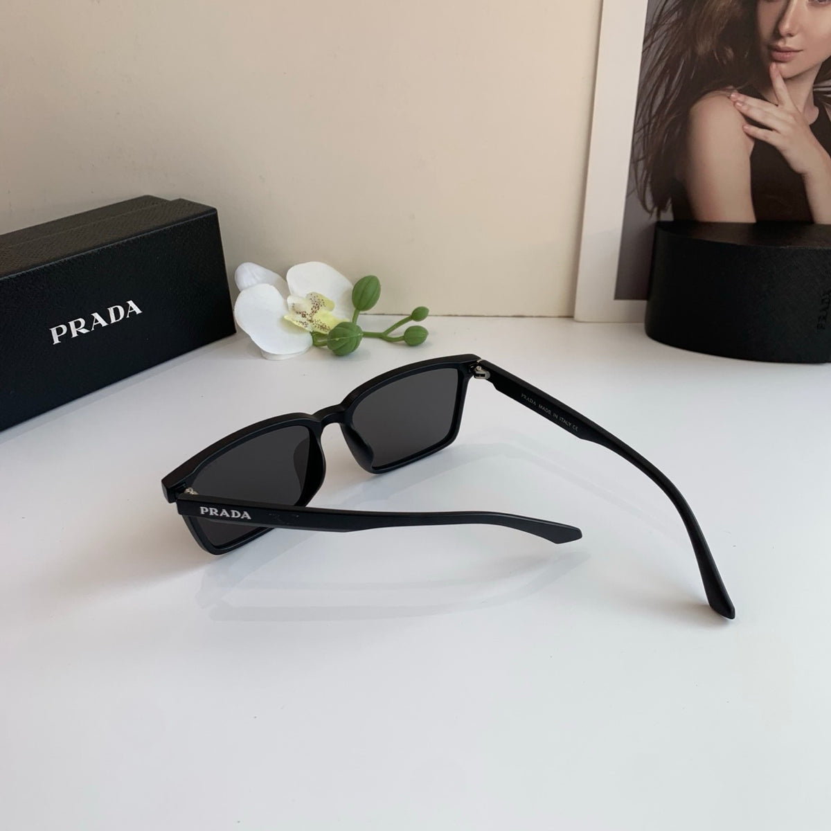 Prada Square Black Lens Sunglasses for Men & Women - 934928 - detail image 2