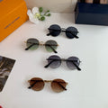Louis Vuitton Metal Round Silver Lens Sunglasses for Men & Women - 448609