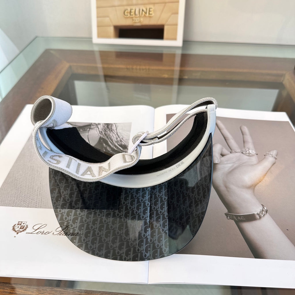 Dior Fashion Gray Sun Visor for Men & Women - 431724 - detail image 9