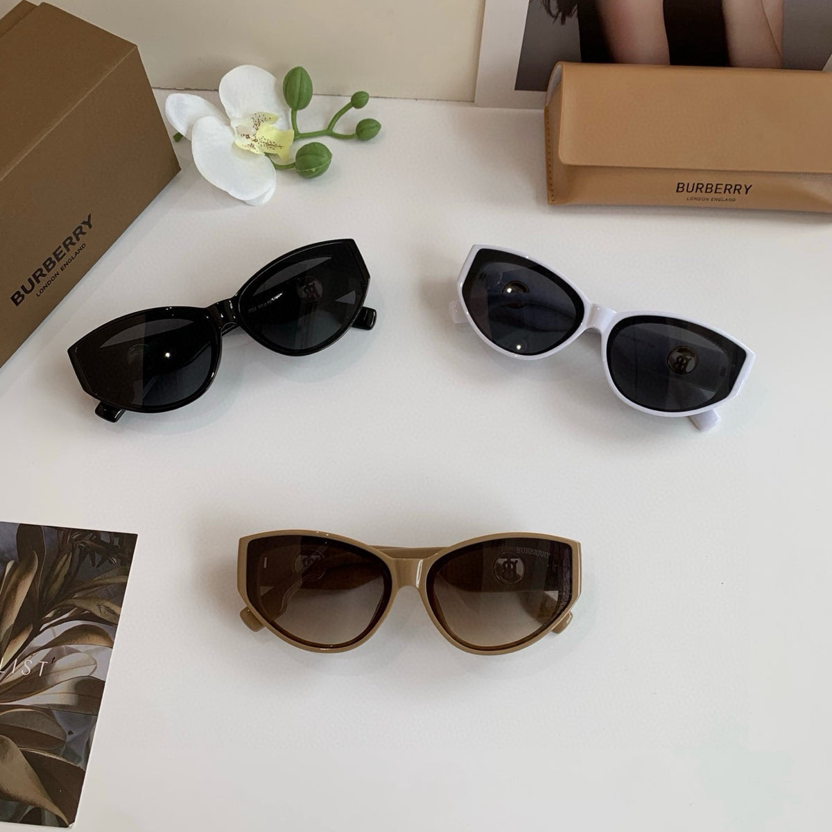 Burberry Square Black Lens Sunglasses for Men & Women - 465959 - detail image 3