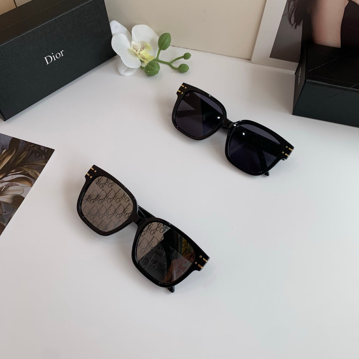 Dior Square Black Lens Sunglasses for Men & Women - 465282