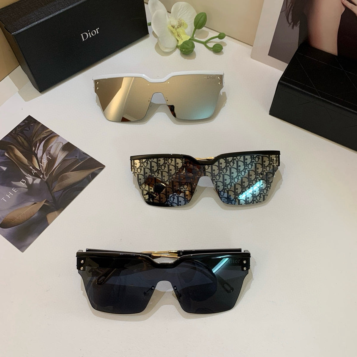 Dior Square Gray Lens Sunglasses for Men & Women - 398697