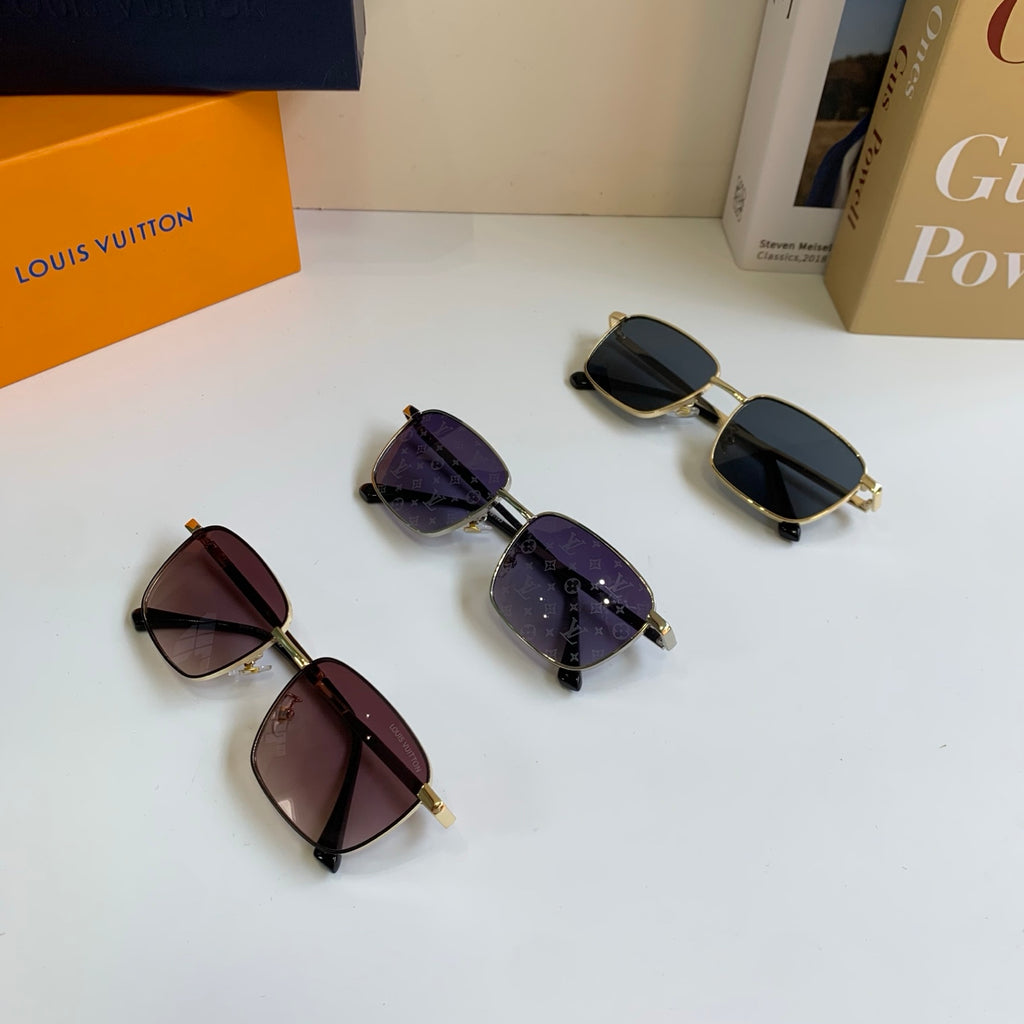 Louis Vuitton Metal Square Silver Lens Sunglasses for Men & Women - 158157 - detail image 9