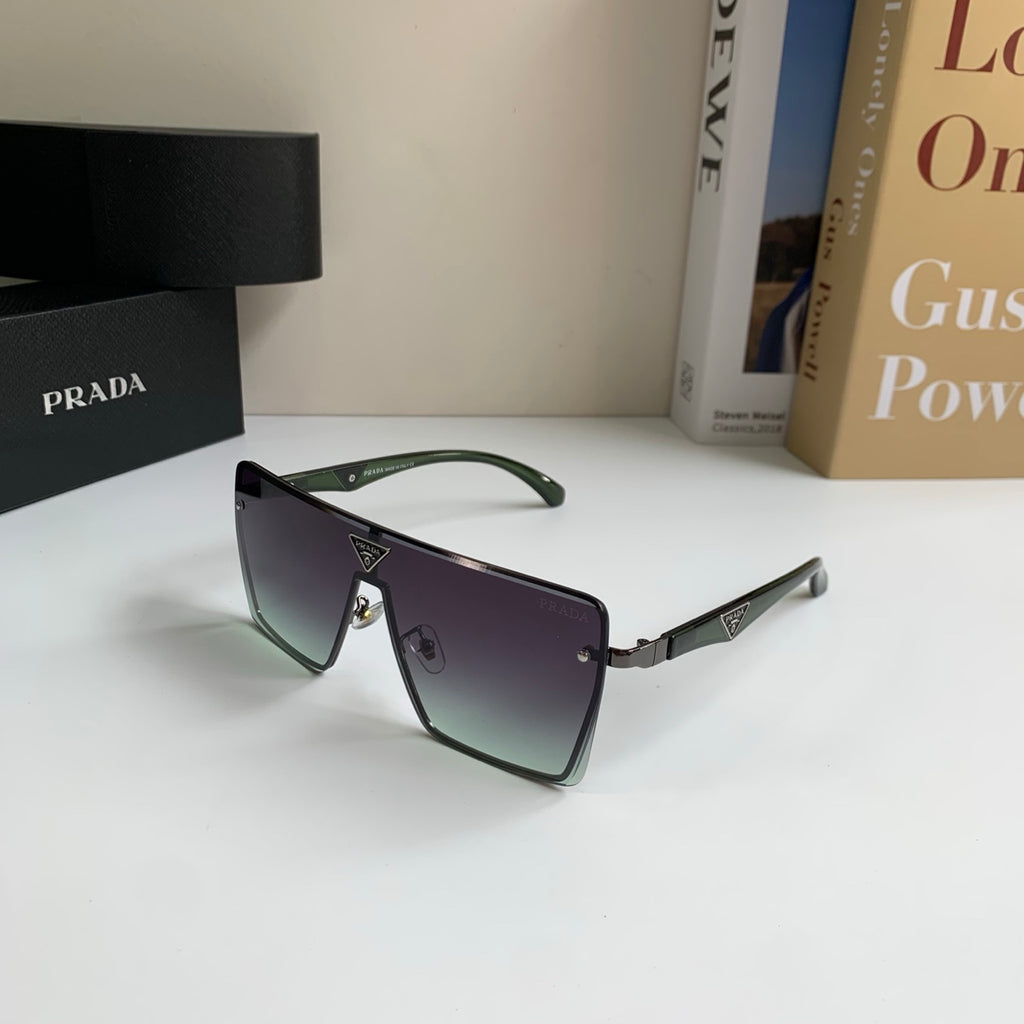 Prada Square Silver Lens Sunglasses for Men & Women - 132496 - detail image 2