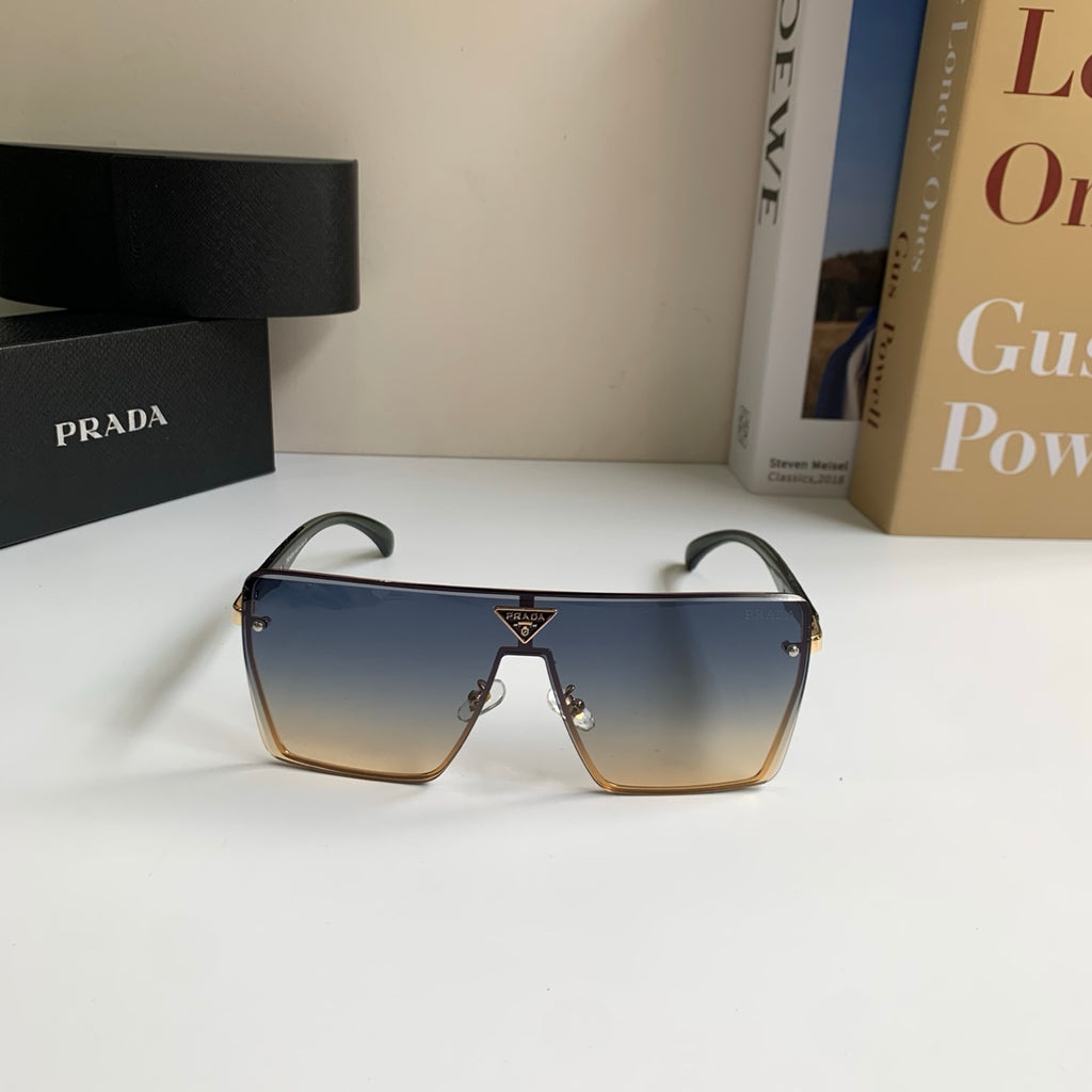 Prada Square Silver Lens Sunglasses for Men & Women - 132498 - detail image 3