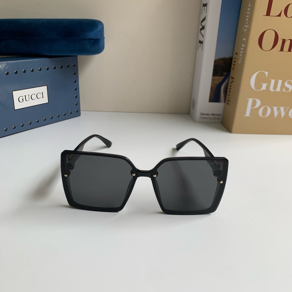 Gucci Metal Square Black Lens Sunglasses for Men & Women - 382143 - detail image 3