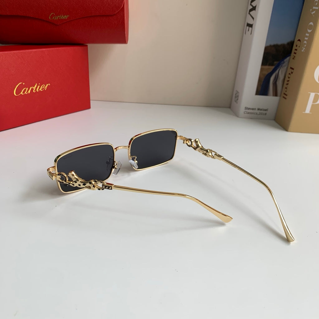 Cartier Metal Square Silver Lens Sunglasses for Men & Women - 415830 - detail image 6