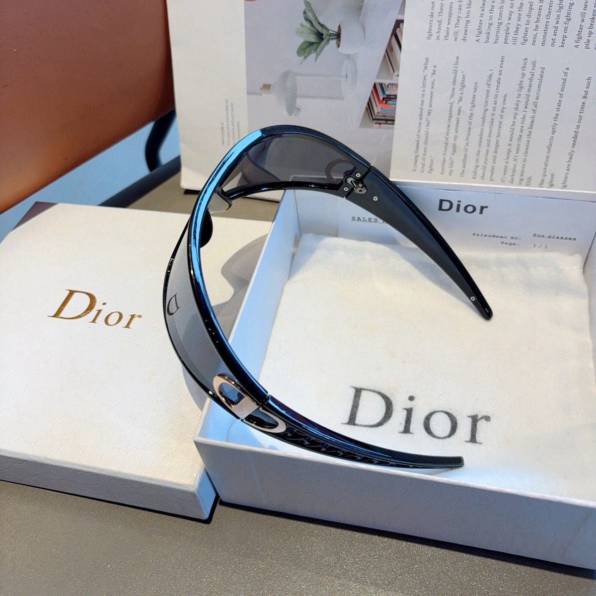 Dior Fashion Blue Lens Sunglasses for Men & Women - detail image 2
