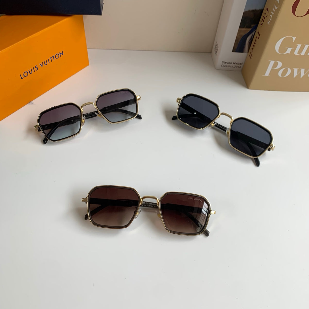 Louis Vuitton Square Silver Lens Sunglasses for Men & Women - 448626 - detail image 10