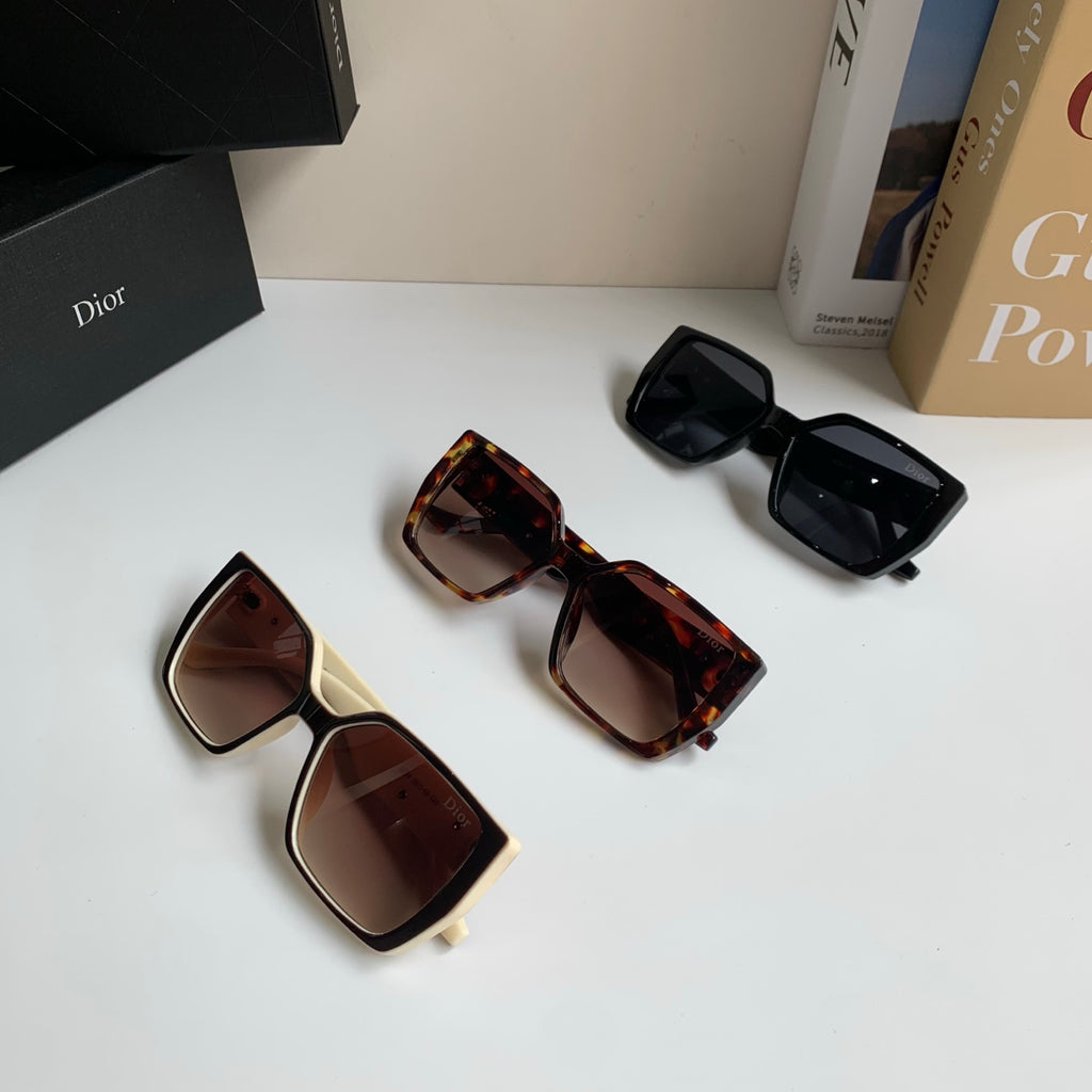 Dior Polarized Square Black Lens Sunglasses for Men & Women - detail image 9