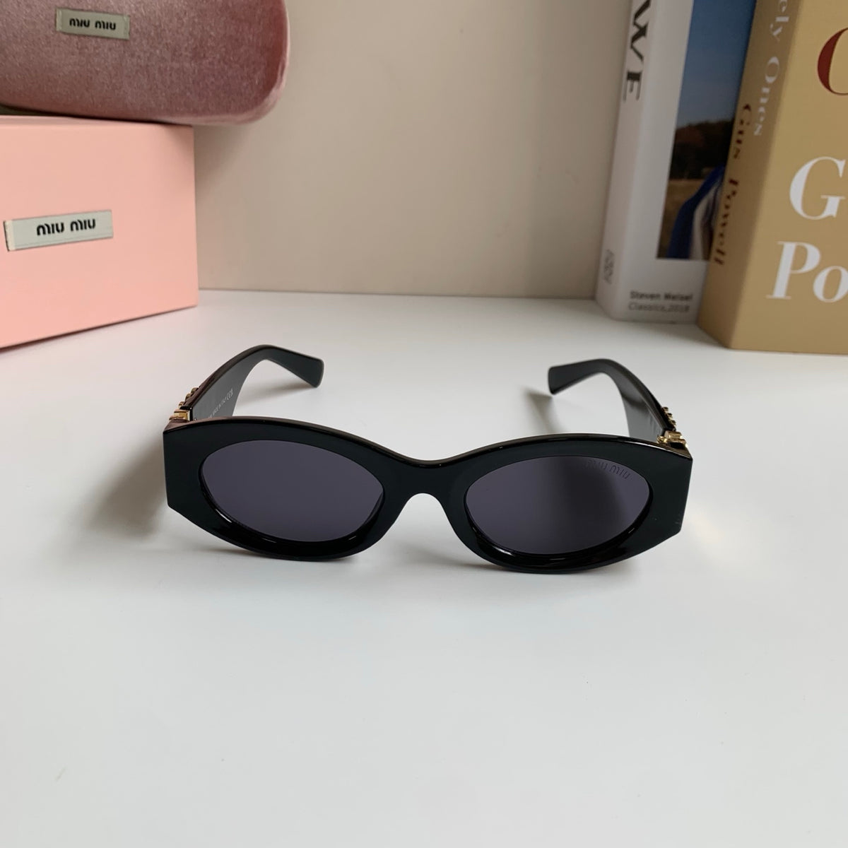 Miu Miu Fashion Black Lens Sunglasses for Men & Women - 372428 - detail image 4