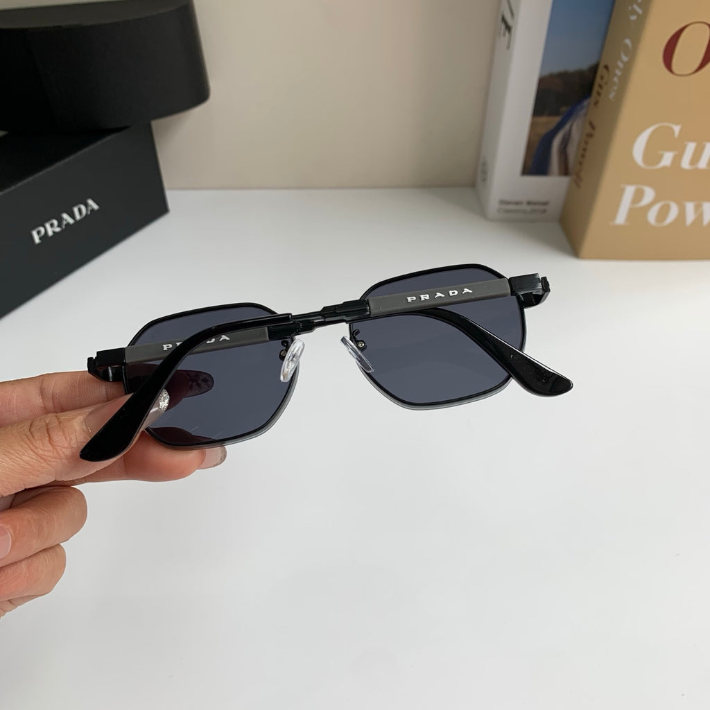 Prada Metal Fashion Silver Lens Sunglasses for Men & Women - 465600 - detail image 6