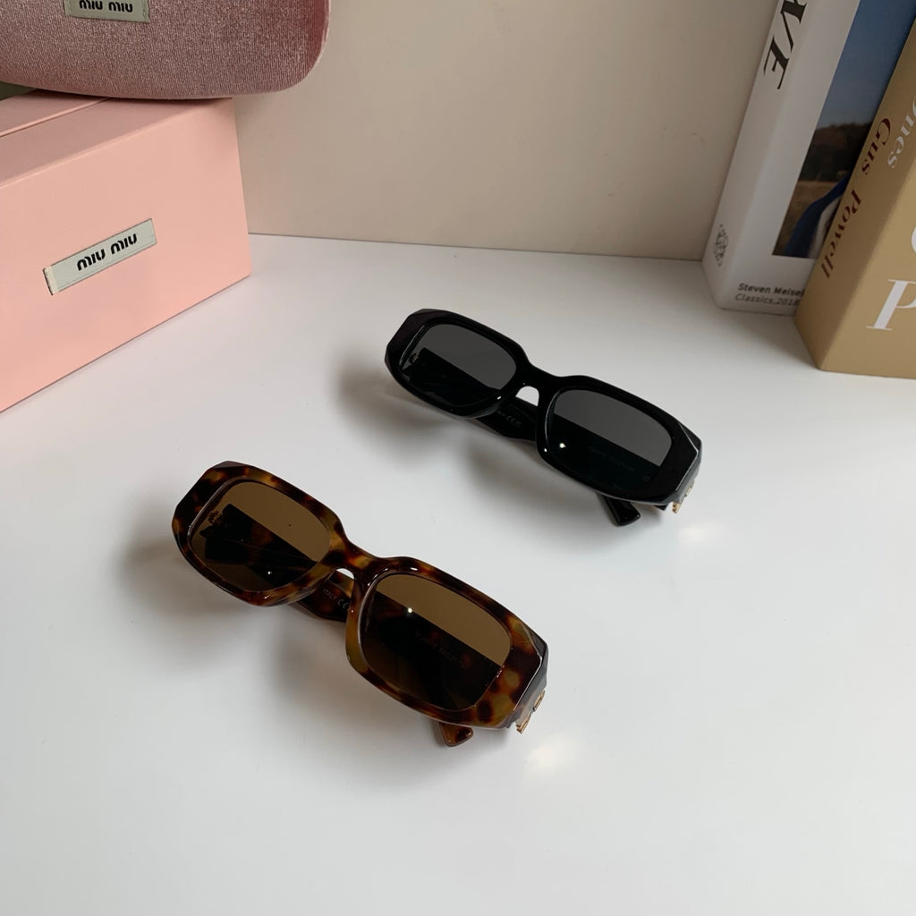 Miu Miu Square Black Lens Sunglasses for Men & Women - 399250 - detail image 9