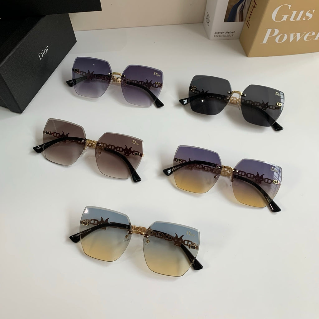 Dior Polarized Square Silver Lens Sunglasses for Men & Women - 486724 - detail image 10