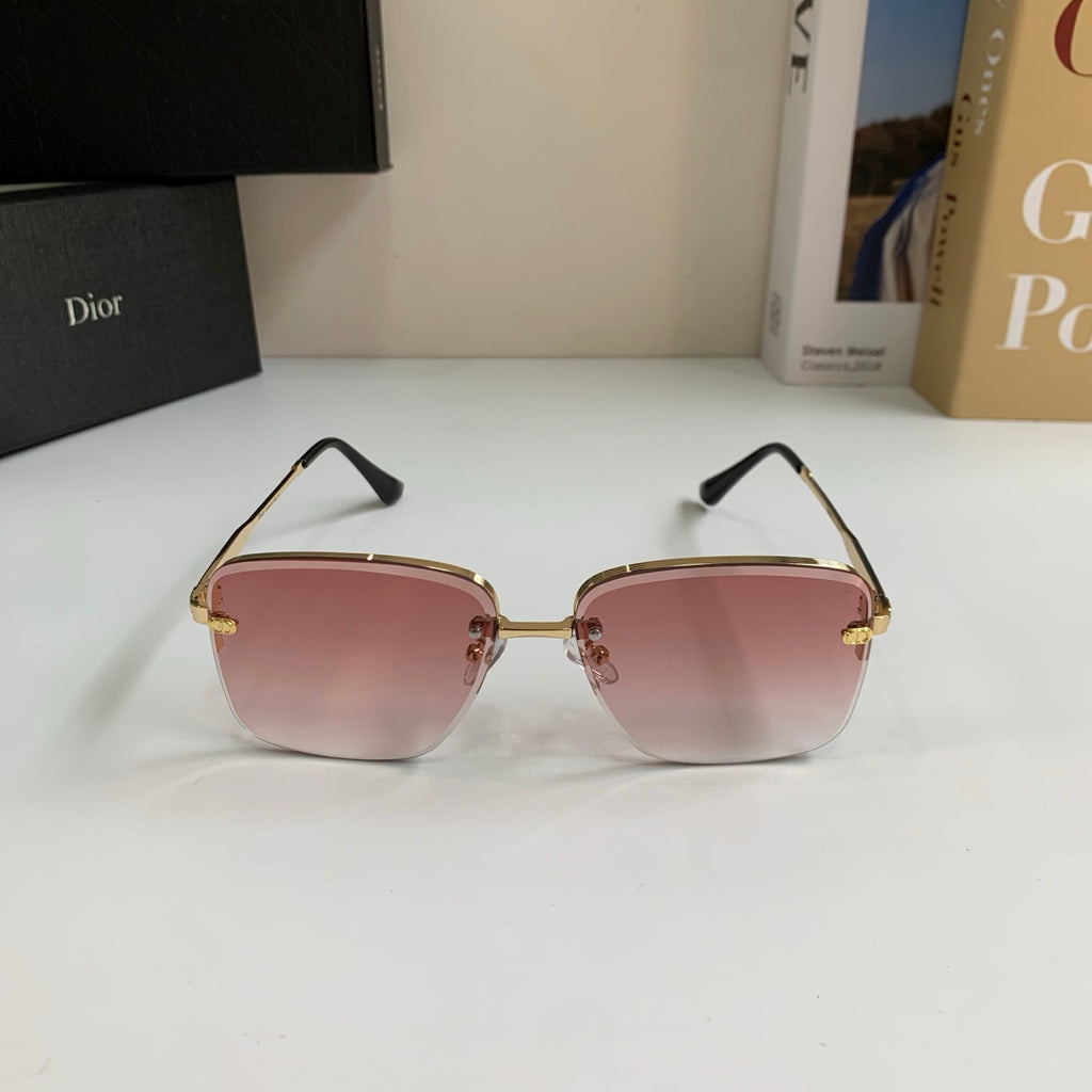 Dior Polarized Metal Fashion Red Lens Sunglasses for Men & Women - detail image 5