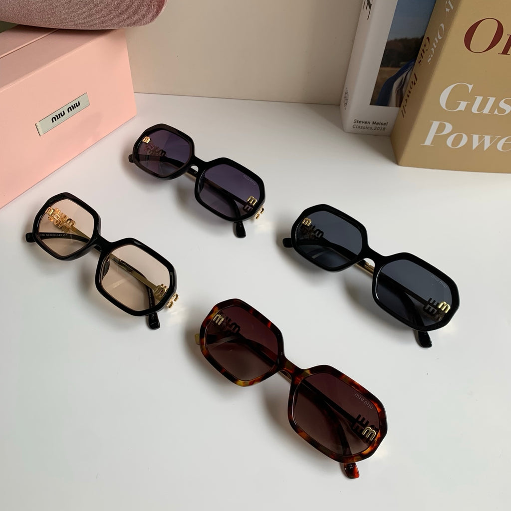 Miu Miu Square Silver Lens Sunglasses for Men & Women - 358675 - detail image 10