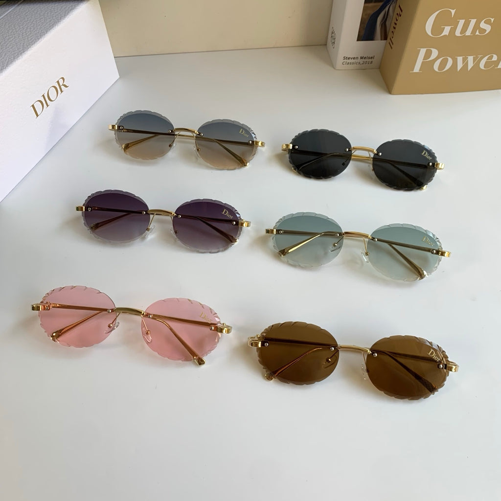 Dior Polarized Round Silver Lens Sunglasses for Men & Women - 382462 - detail image 9
