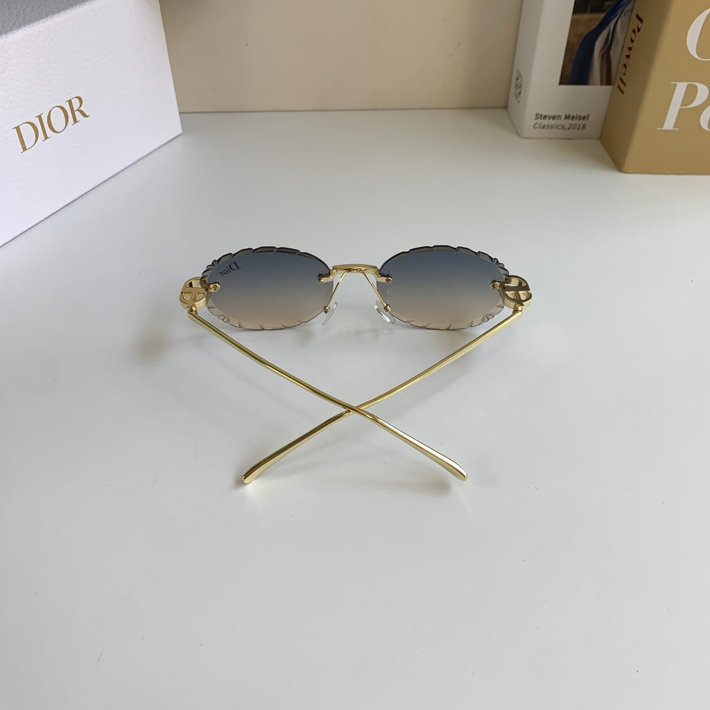 Dior Polarized Round Silver Lens Sunglasses for Men & Women - detail image 8