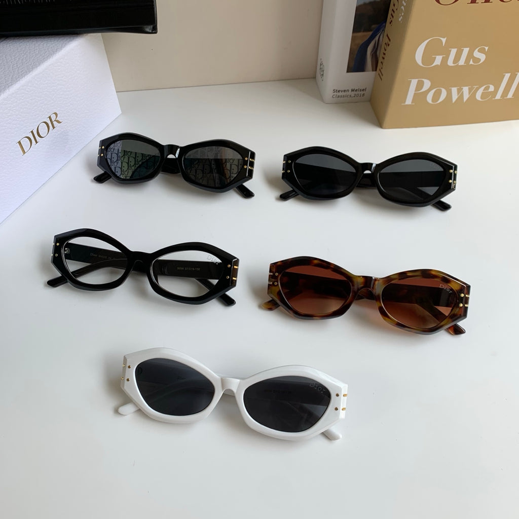 Dior Polarized Cat-Eye Black Lens Sunglasses for Men & Women - detail image 9