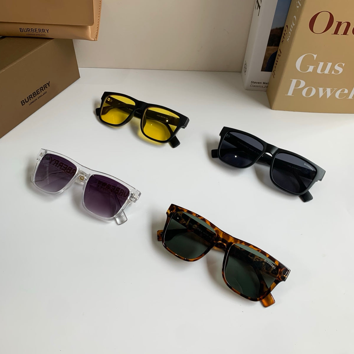Burberry Square Silver Lens Sunglasses for Men & Women - 465977 - detail image 8