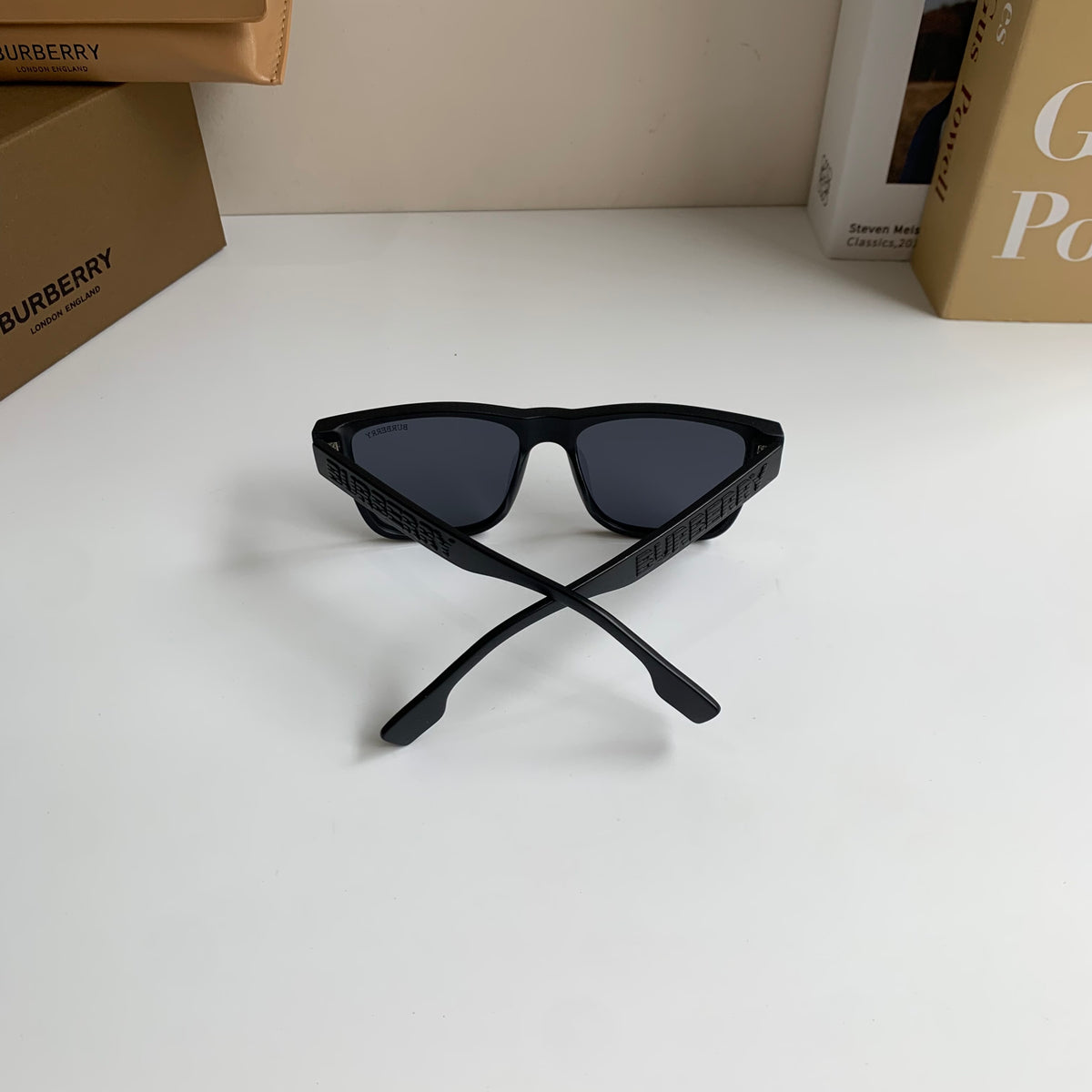 Burberry Square Black Lens Sunglasses for Men & Women - 465980 - detail image 6