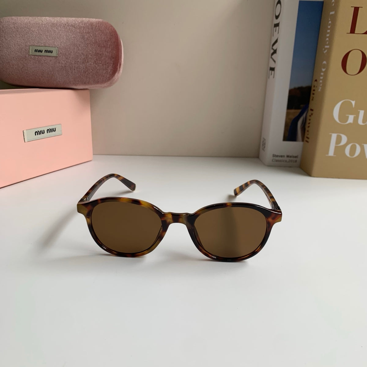 Miu Miu Blue-Light Fashion Brown Lens Sunglasses for Men & Women - 416256 - detail image 5