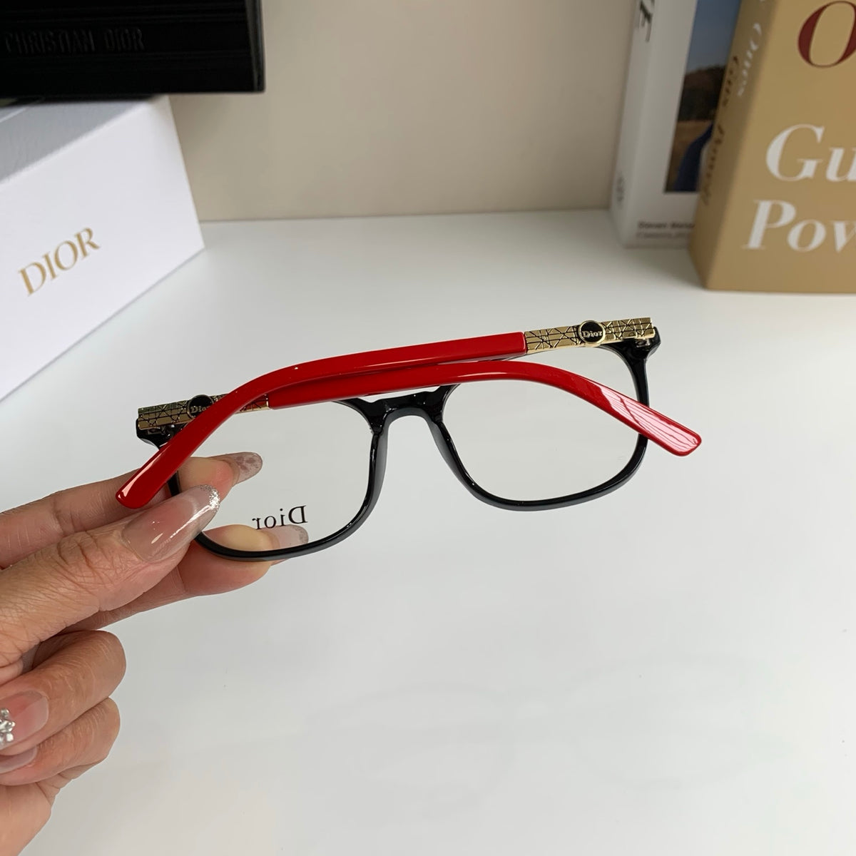 Dior Square Silver Lens Sunglasses for Men & Women - 415533 - detail image 8