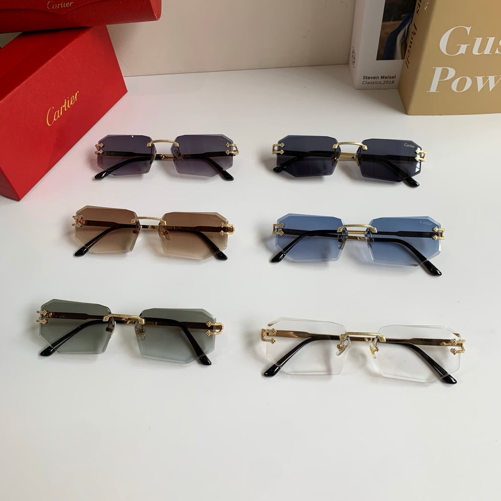Cartier Fashion Silver Lens Sunglasses for Men & Women - 432276 - detail image 9