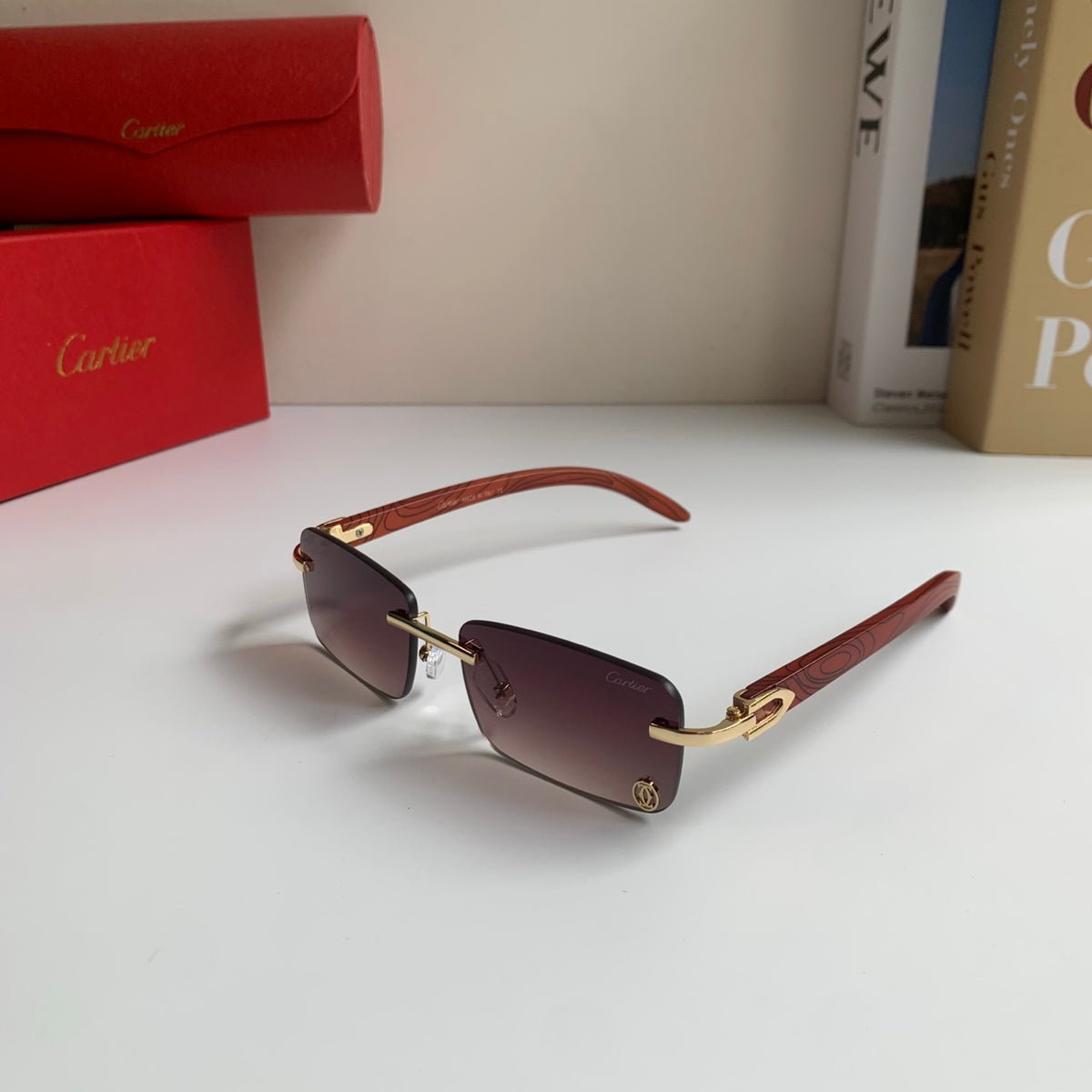 Cartier Fashion Silver Lens Sunglasses for Men & Women - 358523 - detail image 2