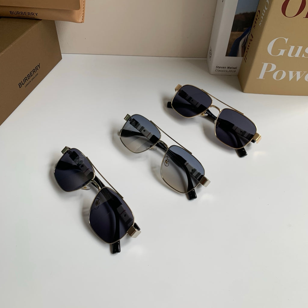 Burberry Metal Square Silver Lens Sunglasses for Men & Women - 487441 - detail image 9