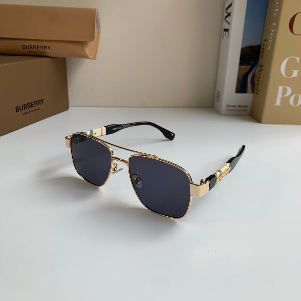 Burberry Metal Square Silver Lens Sunglasses for Men & Women - 399092 - detail image 2