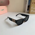 Miu Miu Square Gold Lens Sunglasses for Men & Women - 416260
