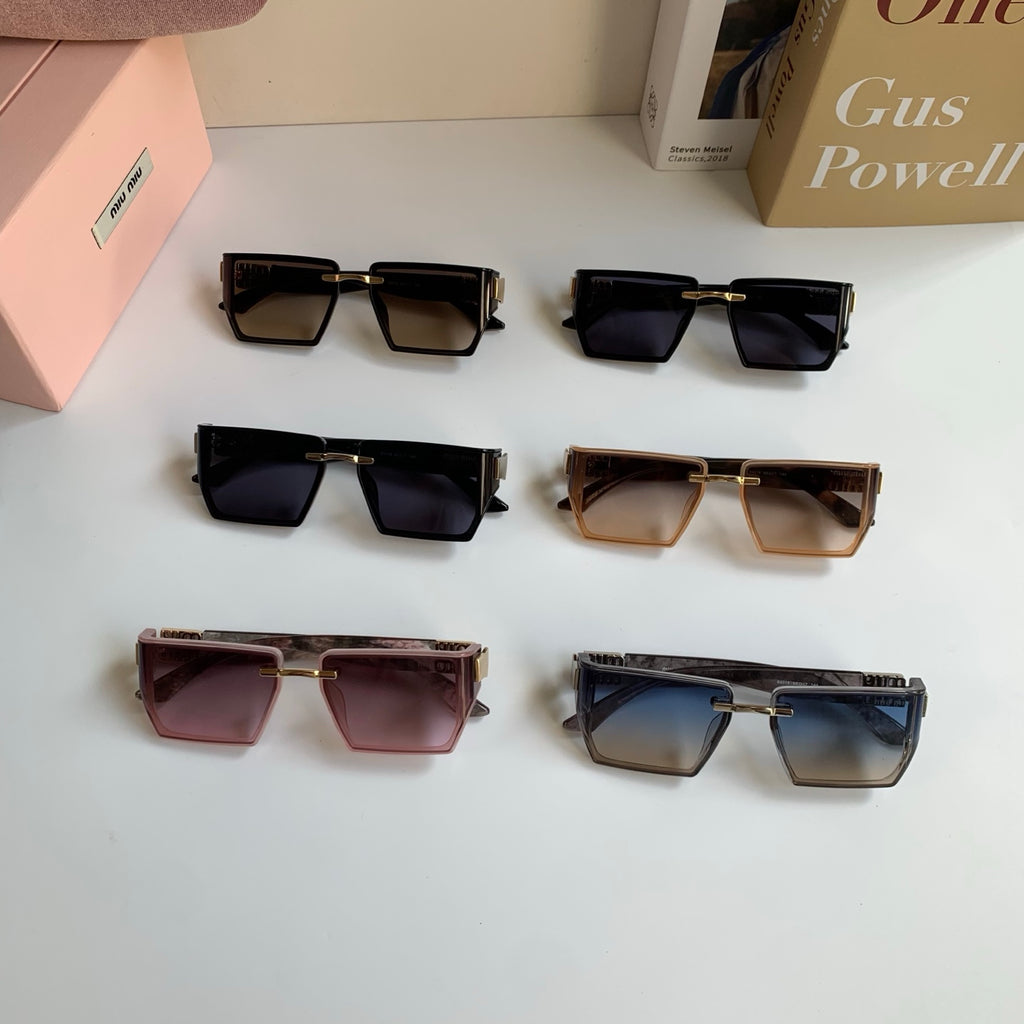 Miu Miu Square Silver Lens Sunglasses for Men & Women - 416208 - detail image 9