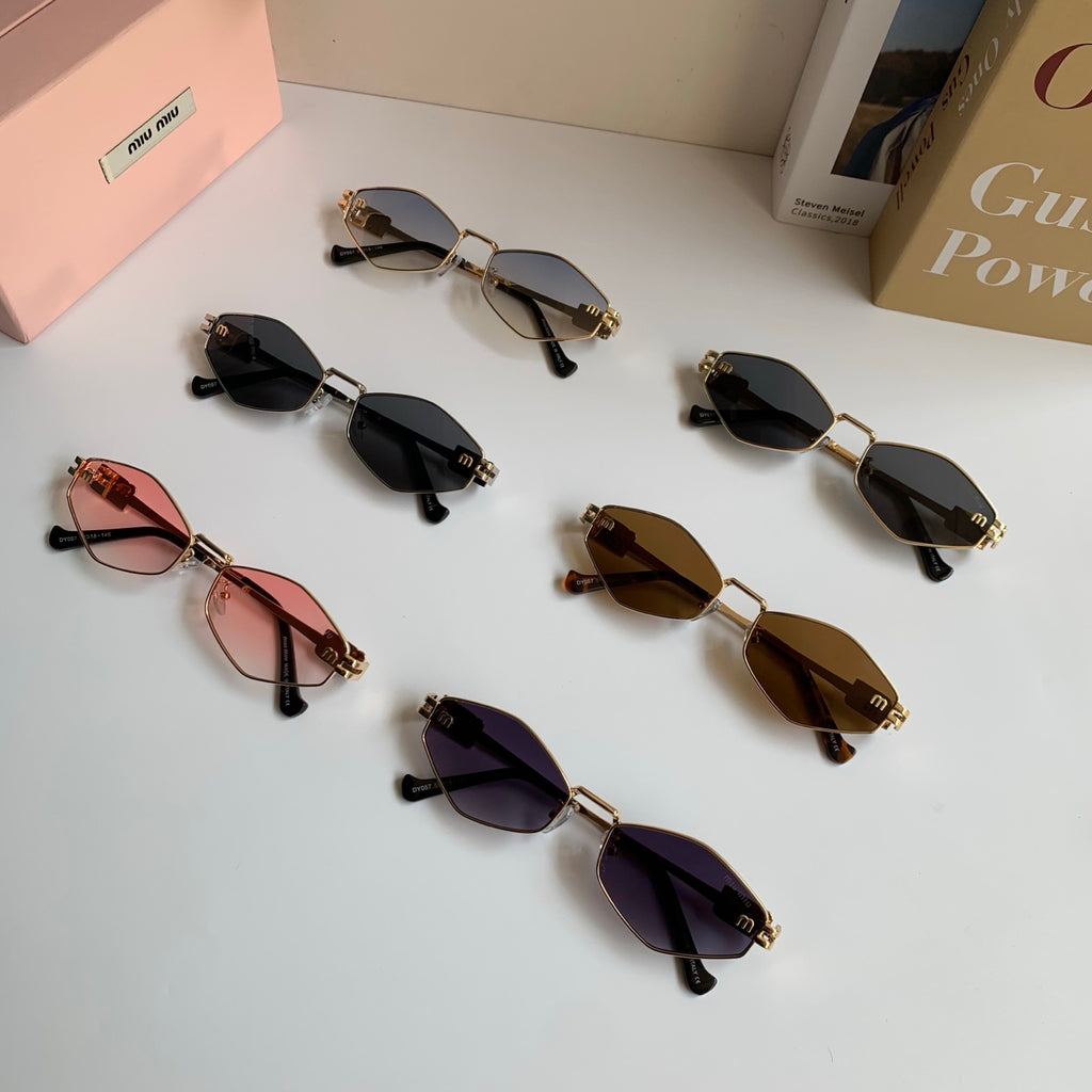 Miu Miu Metal Round Silver Lens Sunglasses for Men & Women - 432702 - detail image 9
