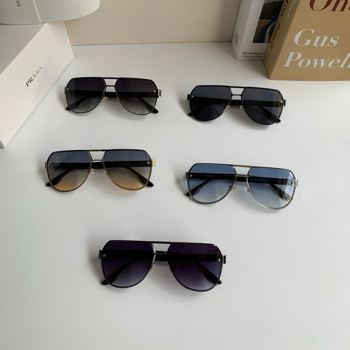Prada Metal Aviator Silver Lens Sunglasses for Men & Women - 487133 - detail image 9
