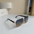 Prada Metal Aviator Silver Lens Sunglasses for Men & Women - 398883