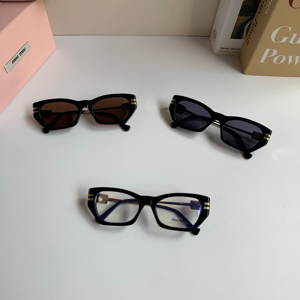 Miu Miu Cat-Eye Silver Lens Sunglasses for Men & Women - 487740 - detail image 10