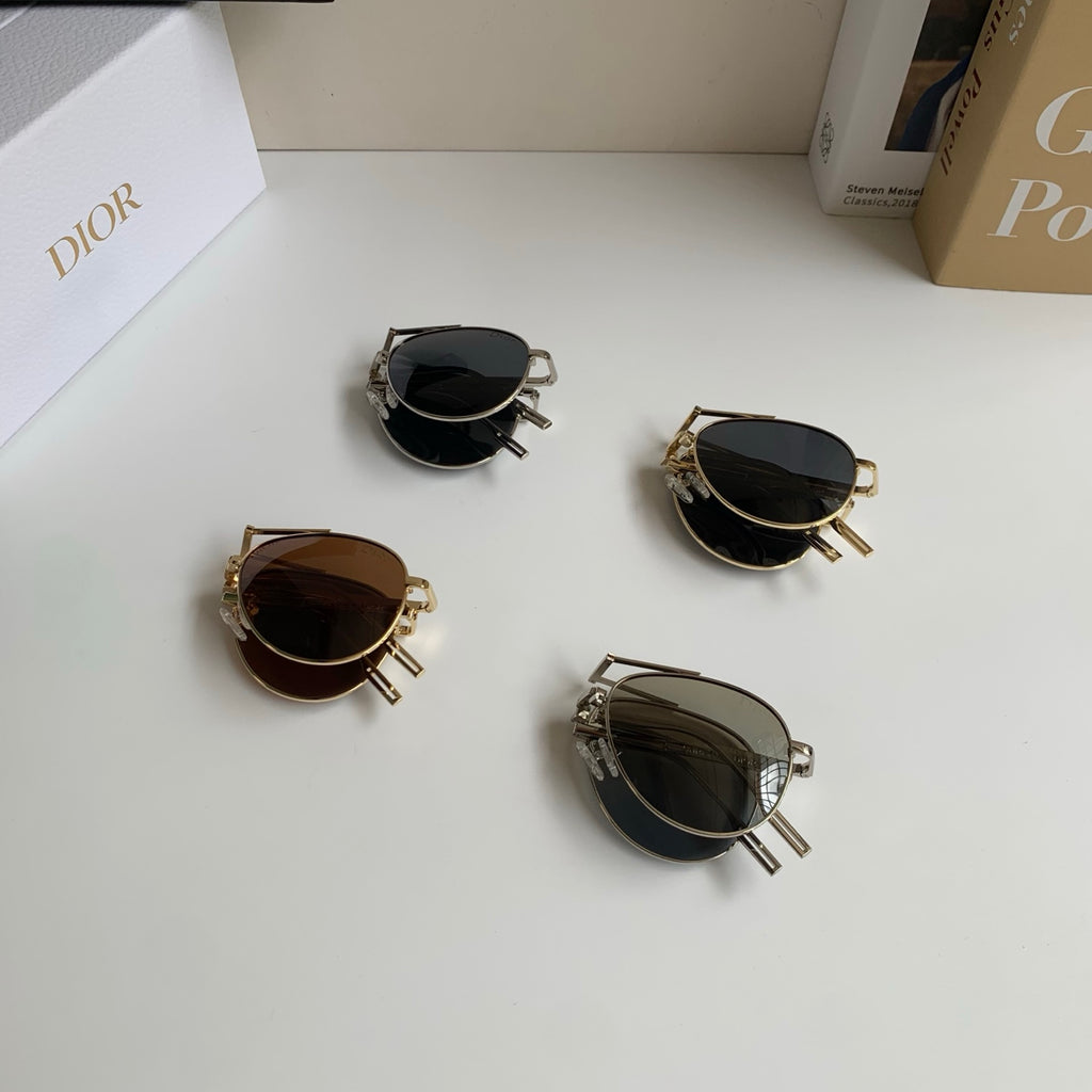 Dior Polarized Metal Fashion Silver Lens Sunglasses for Men & Women - 465413 - detail image 9