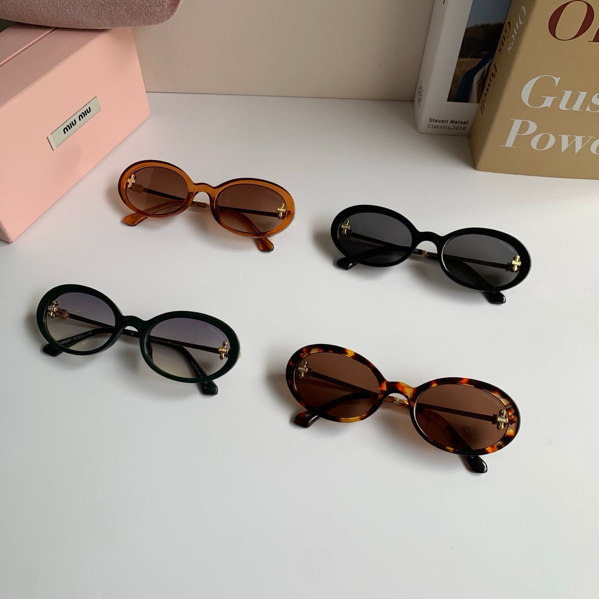 Miu Miu Square Silver Lens Sunglasses for Men & Women - 487623 - detail image 10